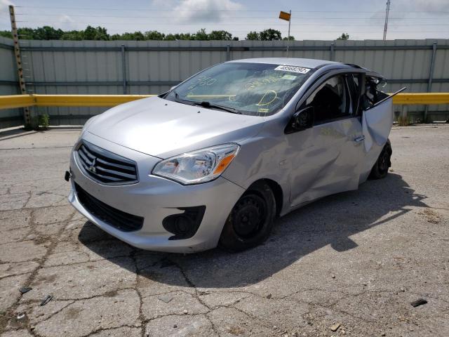 ML32F3FJ2HHF09146 - 2017 MITSUBISHI MIRAGE G4 ES Күміс фото 2