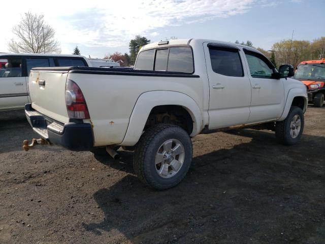 3TMLU42N69M032558 - 2009 TOYOTA TACOMA DOUBLE CAB WHITE photo 3