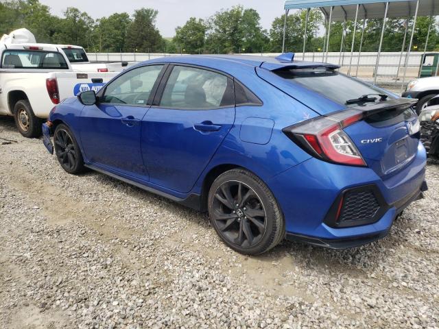 SHHFK7G42JU215323 - 2018 HONDA CIVIC SPORT 蓝色 照片 2