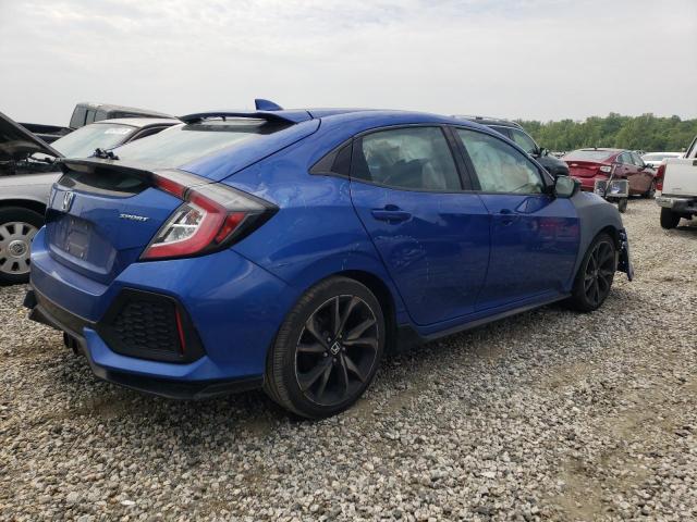 SHHFK7G42JU215323 - 2018 HONDA CIVIC SPORT 蓝色 照片 3