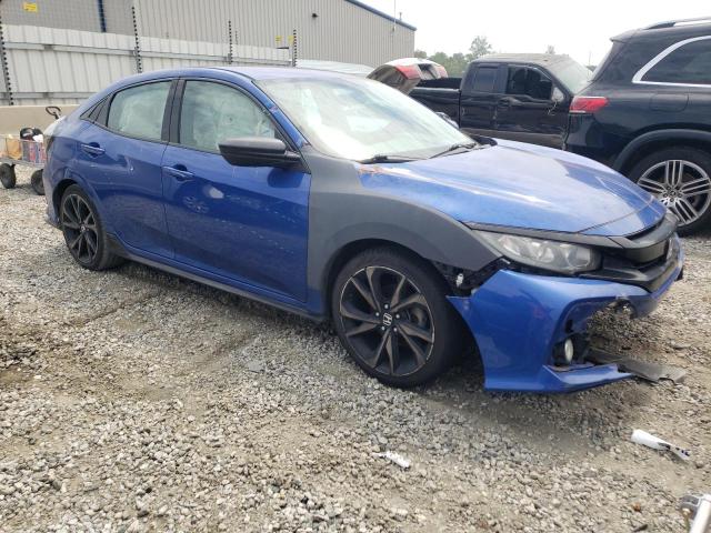 SHHFK7G42JU215323 - 2018 HONDA CIVIC SPORT 蓝色 照片 4