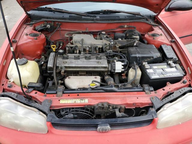 1Y1SK526XTZ070389 - 1996 GEO PRIZM BASE RED photo 11