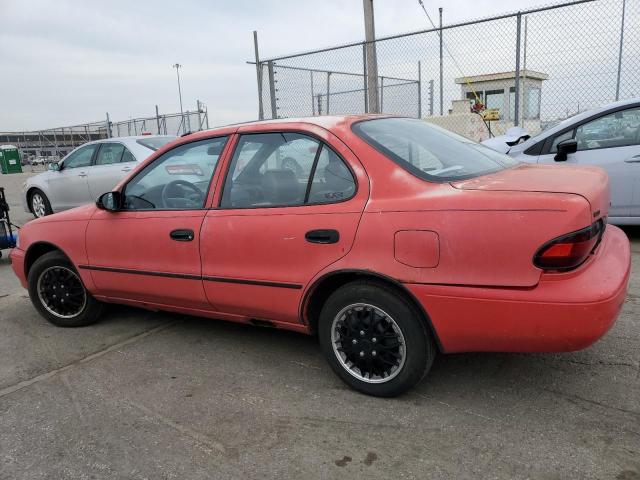 1Y1SK526XTZ070389 - 1996 GEO PRIZM BASE RED photo 2