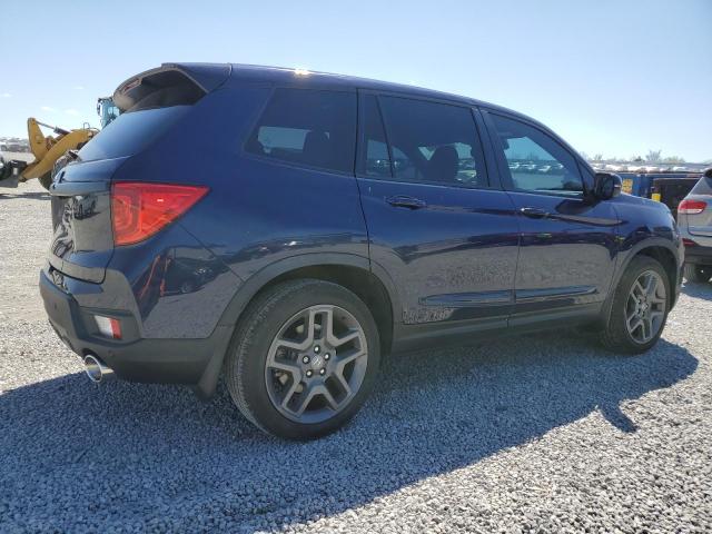 5FNYF7H51NB002827 - 2022 HONDA PASSPORT EXL ლურჯი ფოტო 3