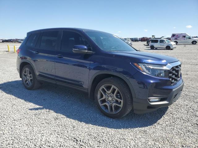 5FNYF7H51NB002827 - 2022 HONDA PASSPORT EXL ლურჯი ფოტო 4