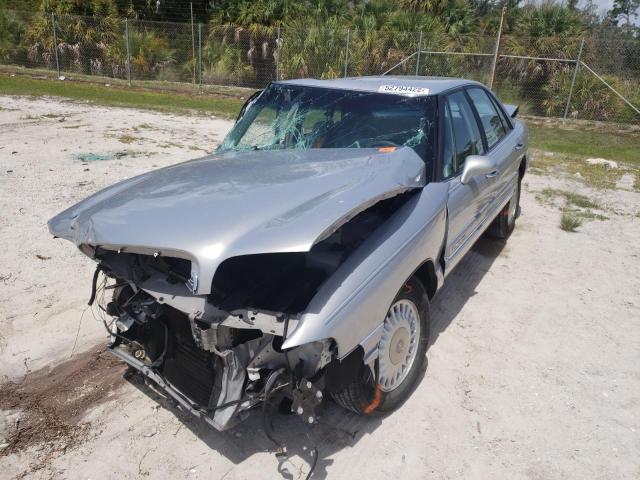 1G4HR52K1VH555483 - 1997 BUICK LESABRE LIMITED SILVER photo 2