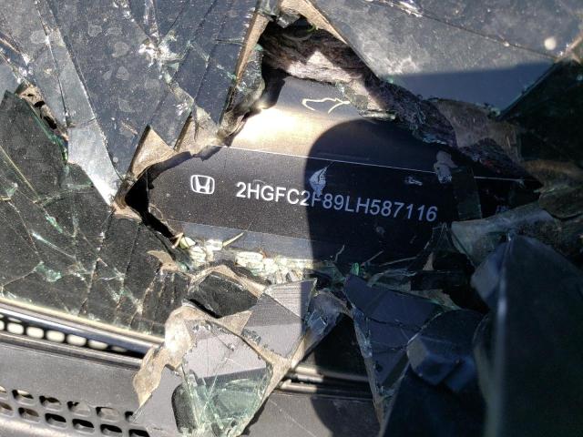 2HGFC2F89LH587116 - 2020 HONDA CIVIC SPORT 银色 照片 12