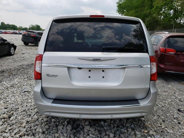 2C4RC1CG2CR267390 - 2012 CHRYSLER TOWN & COU TOURING L SILVER photo 6