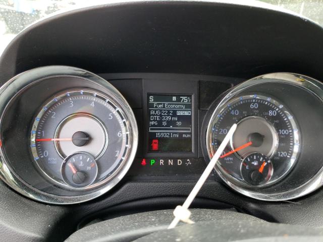 2C4RC1CG2CR267390 - 2012 CHRYSLER TOWN & COU TOURING L SILVER photo 9