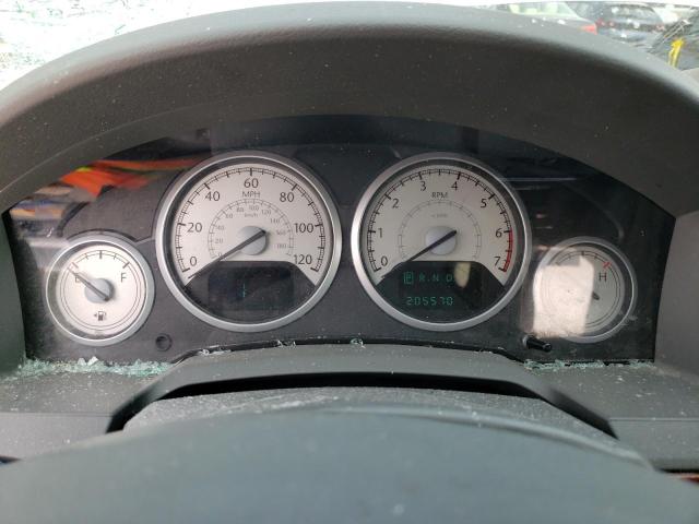 2A8HR54P38R719296 - 2008 CHRYSLER TOWN & COU TOURING Gümüş foto 9