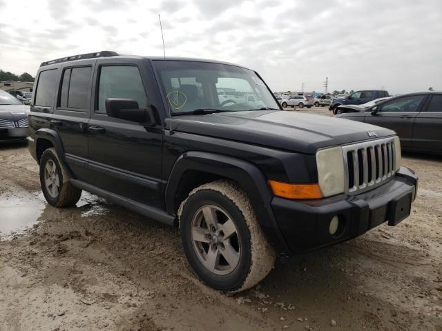 1J8HH48K07C547358 - 2007 JEEP COMMANDER BLACK photo 1