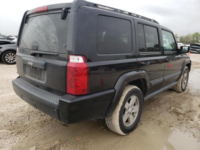 1J8HH48K07C547358 - 2007 JEEP COMMANDER BLACK photo 4