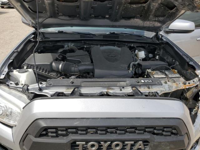 3TMCZ5AN1KM192751 - 2019 TOYOTA TACOMA DOUBLE CAB SILVER photo 11