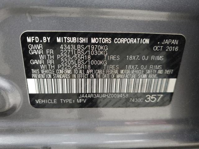 JA4AR3AU4HZ009458 - 2017 MITSUBISHI OUTLANDER ES Մոխրագույն լուսանկար 13