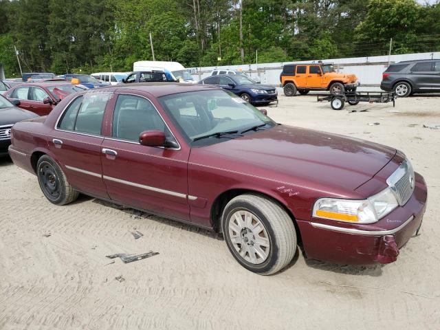 2MEFM74W54X653614 - 2004 MERCURY GRAND MARQ GS BURGUNDY photo 4