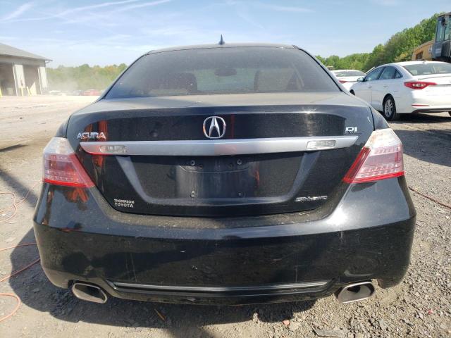 JH4KB2F62AC001577 - 2010 ACURA RL BLACK photo 6