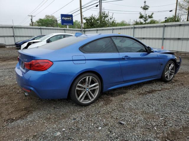WBA4W9C50KAF94775 - 2019 BMW 440XI BLUE photo 3