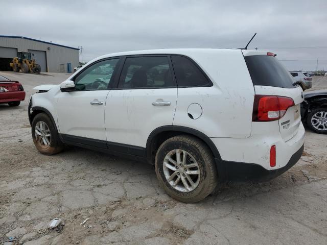 5XYKT3A63EG486017 - 2014 KIA SORENTO LX WHITE photo 2