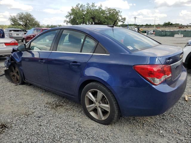 1G1PG5SC7C7105413 - 2012 CHEVROLET CRUZE LT BLUE photo 2