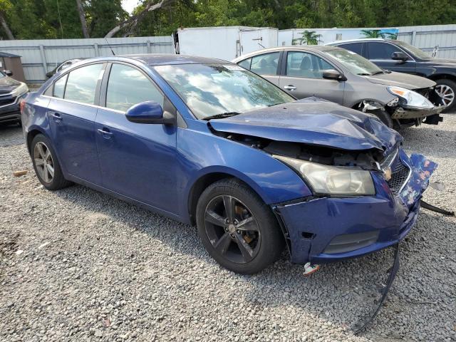 1G1PG5SC7C7105413 - 2012 CHEVROLET CRUZE LT BLUE photo 4