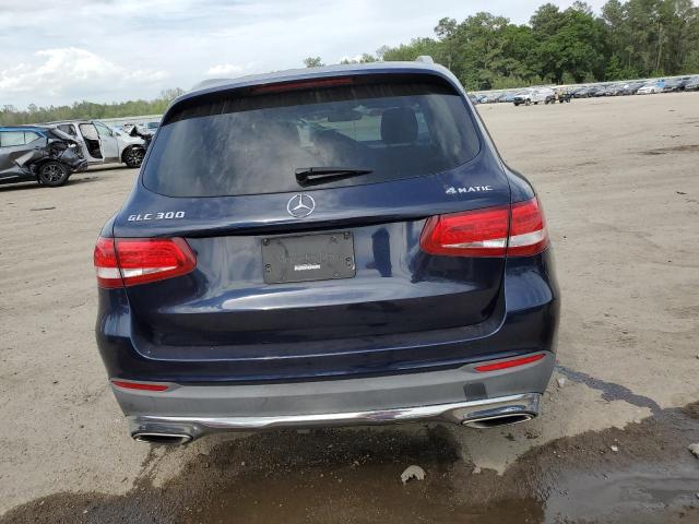 WDC0G4KBXGF085481 - 2016 MERCEDES-BENZ GLC 300 4MATIC BLUE photo 6