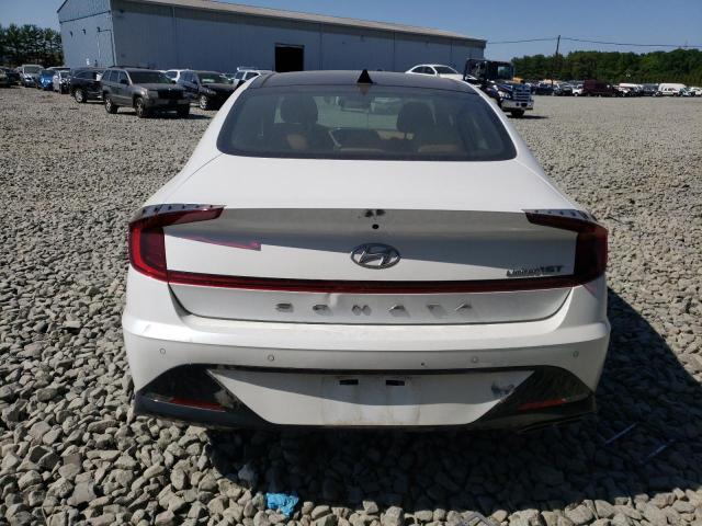 5NPEH4J28MH100832 - 2021 HYUNDAI SONATA LIMITED WHITE photo 6