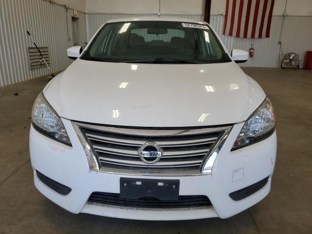 3N1AB7AP0FY244641 - 2015 NISSAN SENTRA S WHITE photo 5