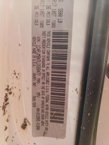 1C4PJMBX7LD593477 - 2020 JEEP CHEROKEE TRAILHAWK 白色 照片 13