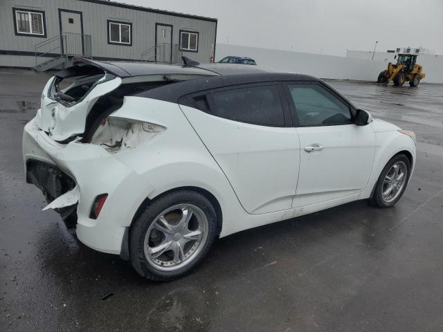 KMHTC6AD7DU123894 - 2013 HYUNDAI VELOSTER WHITE photo 3