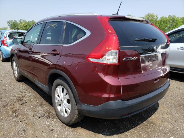 5J6RM4H70EL013867 - 2014 HONDA CR-V EXL MAROON photo 2