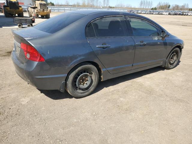 2HGFA16669H100686 - 2009 HONDA CIVIC LX-S Մոխրագույն լուսանկար 3
