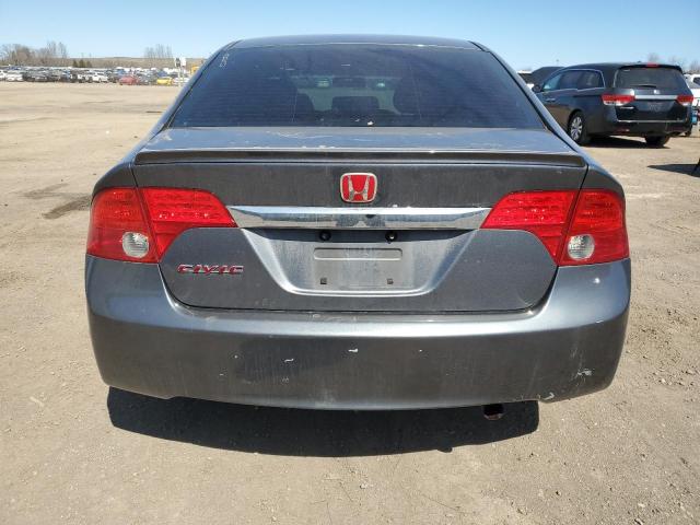 2HGFA16669H100686 - 2009 HONDA CIVIC LX-S Մոխրագույն լուսանկար 6