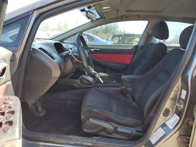 2HGFA16669H100686 - 2009 HONDA CIVIC LX-S Մոխրագույն լուսանկար 7