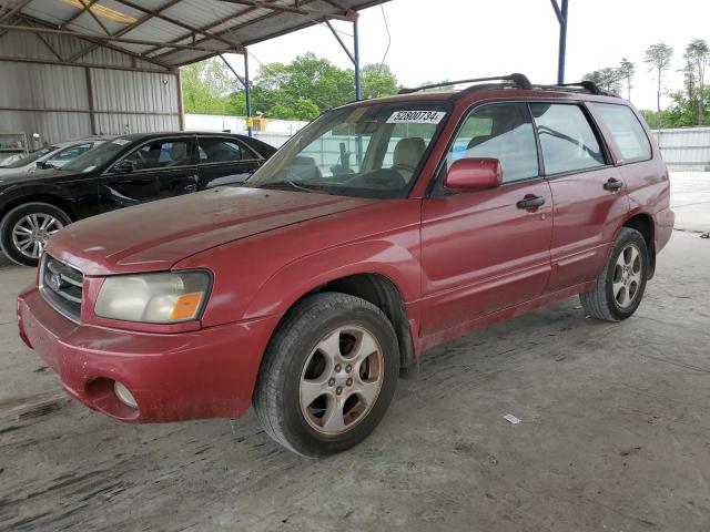 JF1SG65653H741700 - 2003 SUBARU FORESTER 2.5XS أحمر صورة 1