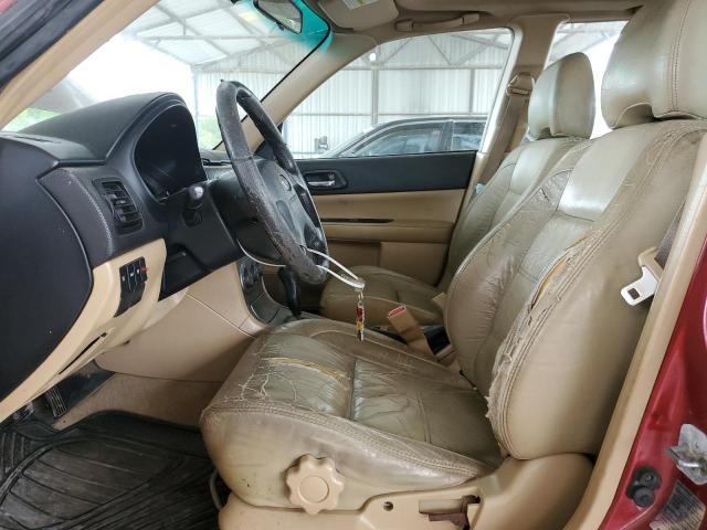 JF1SG65653H741700 - 2003 SUBARU FORESTER 2.5XS أحمر صورة 7