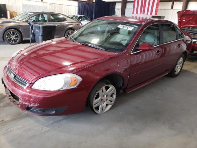 2G1WC57MX91103427 - 2009 CHEVROLET IMPALA 2LT RED photo 1