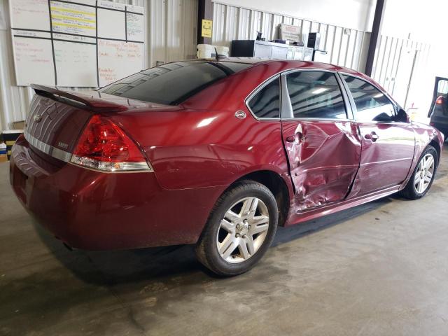 2G1WC57MX91103427 - 2009 CHEVROLET IMPALA 2LT RED photo 3