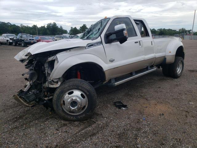 1FT8W3DT4BEB22437 - 2011 FORD F350 SUPER DUTY WHITE photo 2