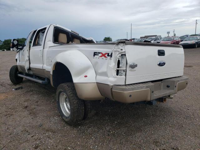 1FT8W3DT4BEB22437 - 2011 FORD F350 SUPER DUTY WHITE photo 3