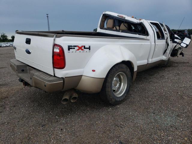 1FT8W3DT4BEB22437 - 2011 FORD F350 SUPER DUTY WHITE photo 4