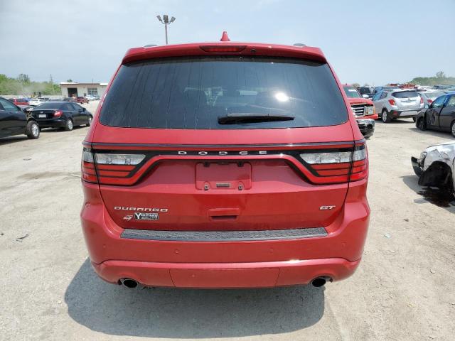 1C4RDJDG1JC209935 - 2018 DODGE DURANGO GT RED photo 6