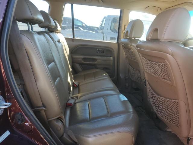 2HKYF18567H535421 - 2007 HONDA PILOT EXL Бордовый фото 11