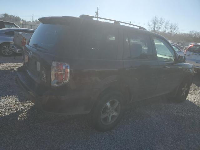 2HKYF18567H535421 - 2007 HONDA PILOT EXL Бордовый фото 3