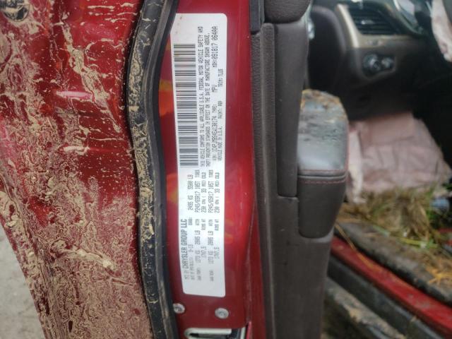 1C4PJMBS4EW130174 - 2014 JEEP CHEROKEE TRAILHAWK MAROON photo 10