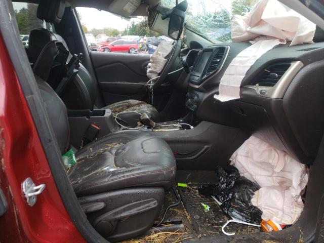 1C4PJMBS4EW130174 - 2014 JEEP CHEROKEE TRAILHAWK MAROON photo 5