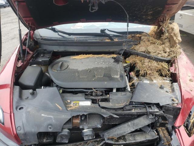 1C4PJMBS4EW130174 - 2014 JEEP CHEROKEE TRAILHAWK MAROON photo 7