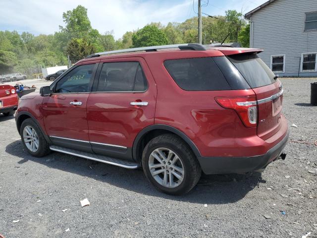 1FM5K8D80EGA58358 - 2014 FORD EXPLORER XLT RED photo 2