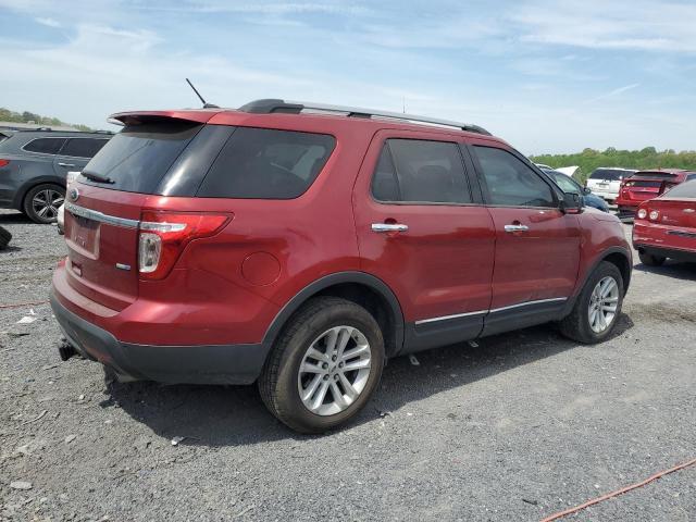 1FM5K8D80EGA58358 - 2014 FORD EXPLORER XLT RED photo 3