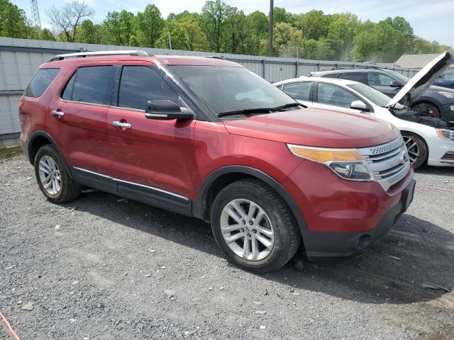 1FM5K8D80EGA58358 - 2014 FORD EXPLORER XLT RED photo 4