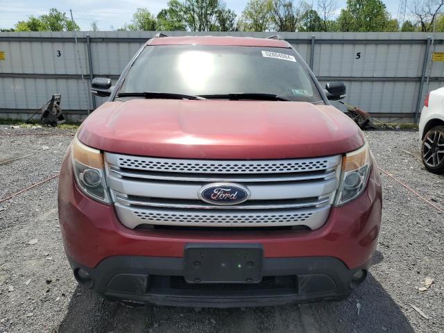 1FM5K8D80EGA58358 - 2014 FORD EXPLORER XLT RED photo 5